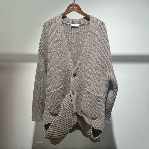 Balenciaga Brown Wool Cardigan - Picture 3 of 8